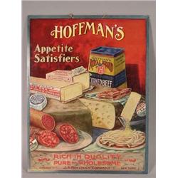 Hoffman's Cardboard Advertising Sign