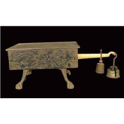 Rare Cast Iron Platform Scale