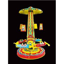 J. Chein tin wind-up (Ride a Rocket)