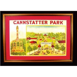 Canstatter Amusement Park poster sign