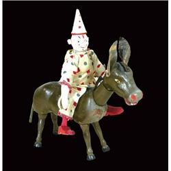 Two Schoenhut wooden figures