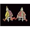 Image 1 : Two Schoenhut wooden clown figures
