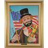 Image 1 : Red Skelton Canvas Transfer - Old Glory