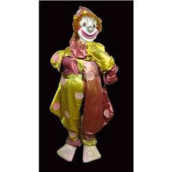 Animated circus clown, 48 inches tall