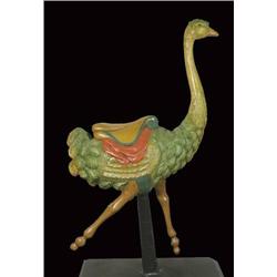 1940s carousel ostrich, 42 inches tall