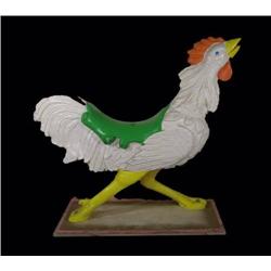 1949 carousel chicken, fiberglass