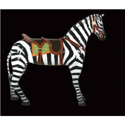 Carnival carozsel Zebra, all wood