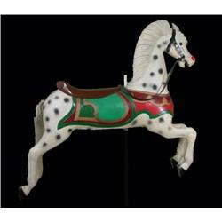 Carousel horse carved by Mr. Parker
