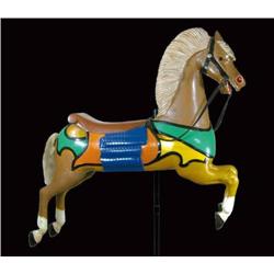 Carousel horse carved by Mr. Parker