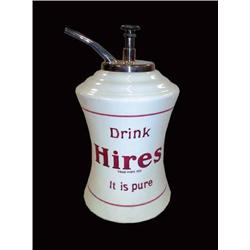 Hires Hourglass Syrup Dispenser