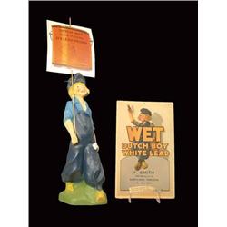 Dutch Boy Paper Mache Display + Sign