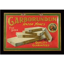 Carborundum Razor Hones Tin Sign