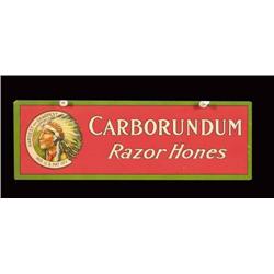 Carborundum Razor Hones Sign