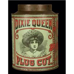 Dixie Queen Plug Cut Tobacco tin