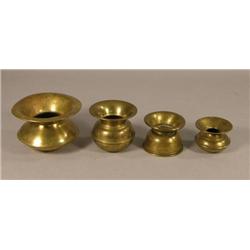 Ladies Handheld Brass Spittoons