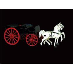 Hubley cast iron toy surrey