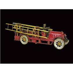 Hubley cast iron fire truck