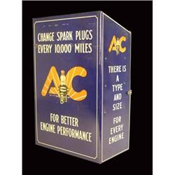 AC Spark Plug Tin Store Display