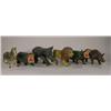 Image 1 : Six early rubber animal figures