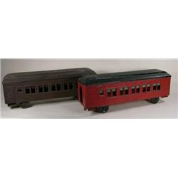 Two Cor-Cor pressed steel pullman cars