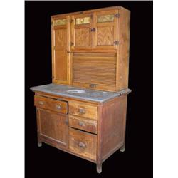 Oak Wilson 2pc. kitchen cabinet