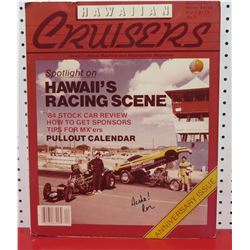 Hawaiian Cruisers Anniversary Edition Magazine Signed by Ron