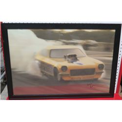 Framed “Banana Gold” Print Signed by Ron