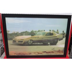Framed “Banana Gold VIII” Print Signed by Ron