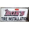 Image 1 : Ron's Tire Installation Framed Metal Sign