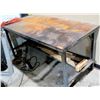 Image 1 : Metal Shop Work Table w/ Undershelf