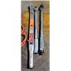 Image 1 : Qty 2 Ratchet Tools & Snap-On TQFR250D Toque Wrench