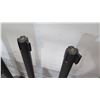 Image 2 : Qty 18 Black Crowd Control Stanchion Posts for Nylon Strap Barricade