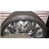 Image 6 : Qty 4 Dcenti D9000 255/30ZR24 97W XL Tires on Chrome Rims (Dual Bolt Pattern)