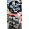 Image 1 : Qty 4 AR American Racing 22x9.0 Black Rims, Blank 78.3 hub AR894 229 00 3 15