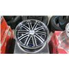 Image 2 : Qty 2 Niche M878 2085 21 Touring 20x8.5 -5x120 Black Mach Rims