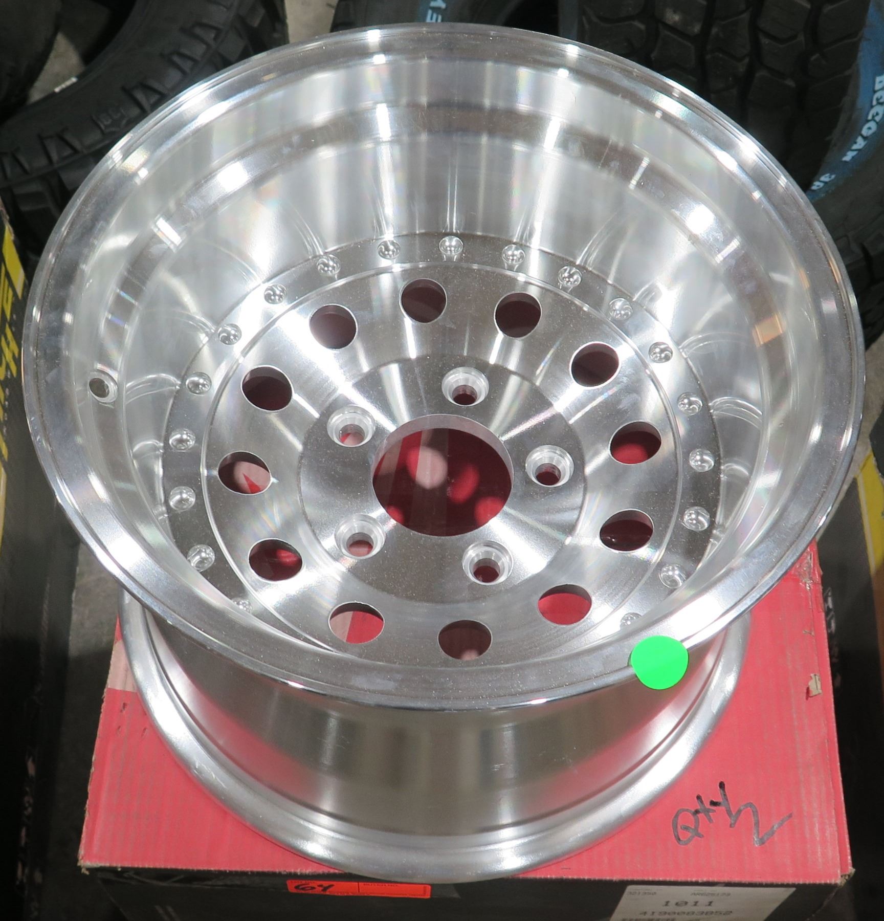 Qty 2 AR American Racing 15x10 – 5x5 Black MF Finish Rims AR625173