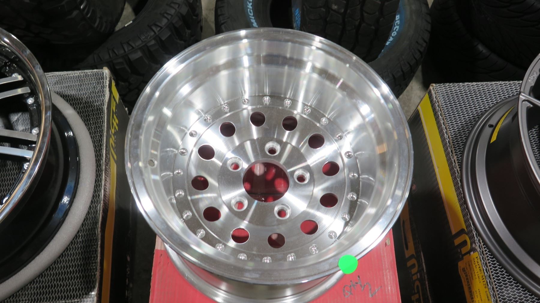 Qty 2 AR American Racing 15x10 – 5x5 Black MF Finish Rims AR625173