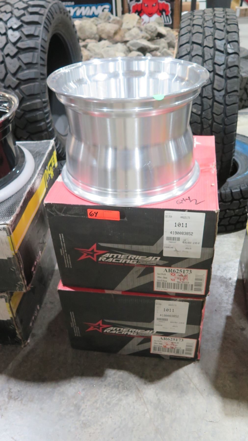 Qty 2 AR American Racing 15x10 – 5x5 Black MF Finish Rims AR625173