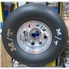 Image 1 : Mickey Thompson ET Drag 31.0/10.5-15W Racing Tire & Chrome Rim