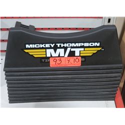 Qty 10 Mickey Thompson Black Plastic Tire Display Stands