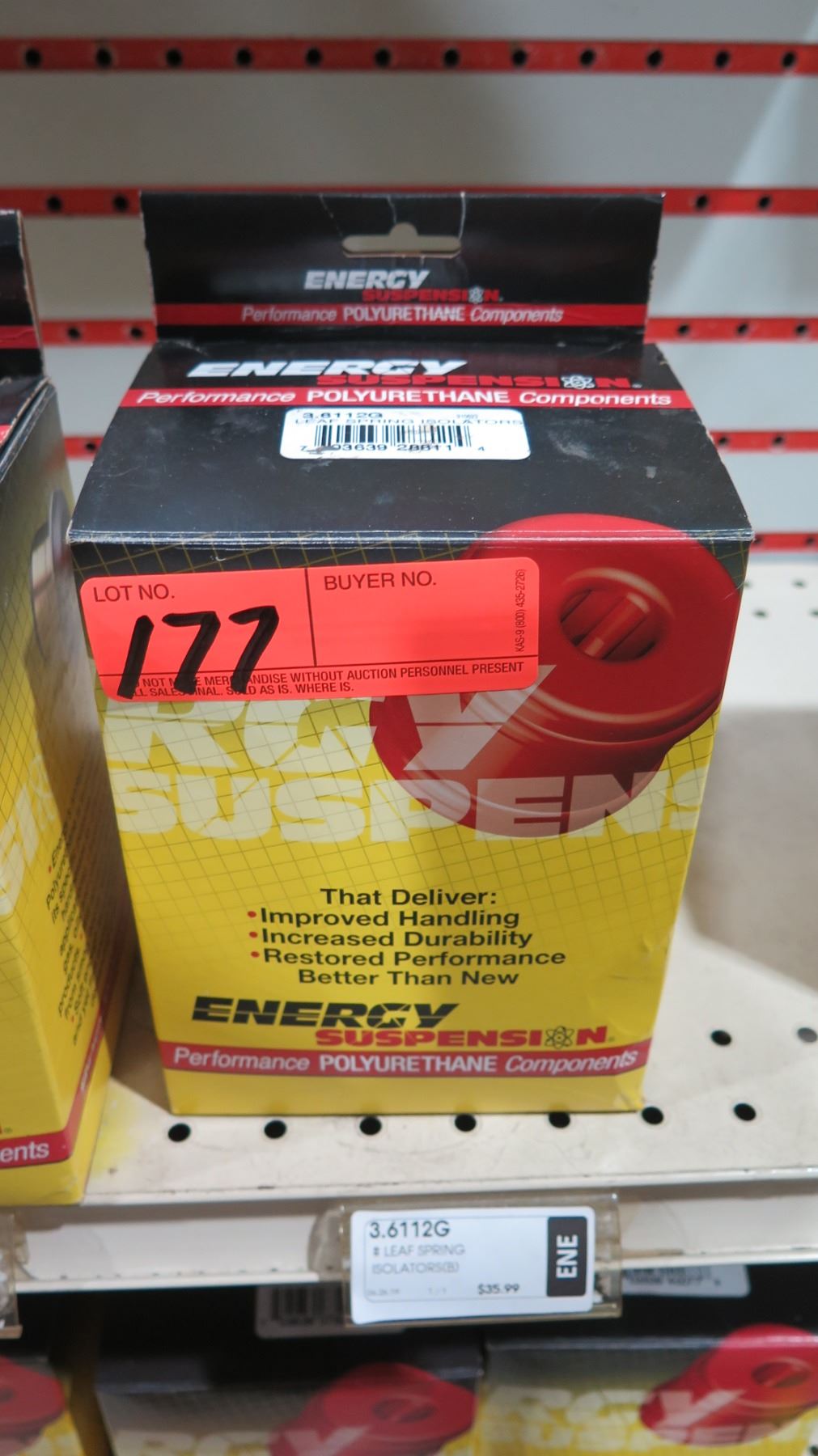 Energy Suspension 3.6112G Leaf Spring Isolator Pads