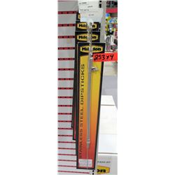 Qty 4 Milodon 22029 Ford/22060 Chrysler/22006 LS Stainless Steel Dipsticks
