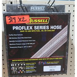 Qty 2 Russell Proflex Series 632100 High Performance Hose (#8 – 3ft)