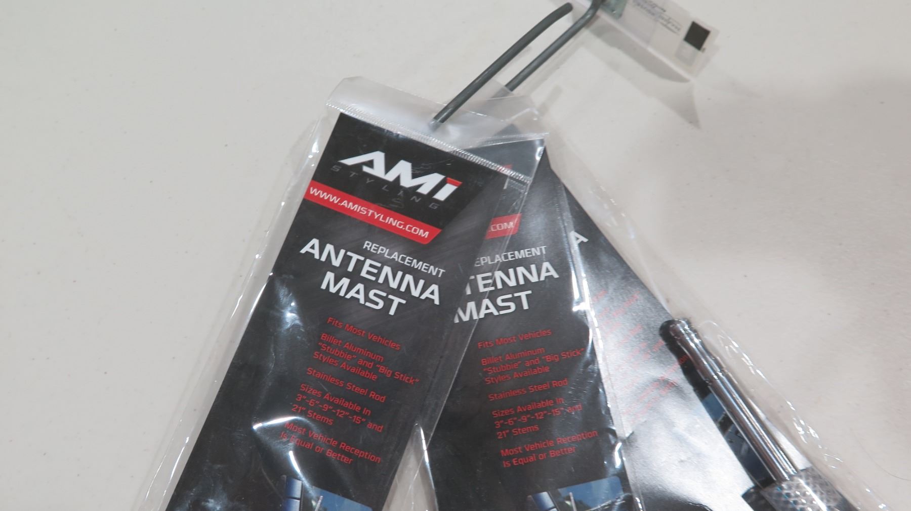 Qty 3 AMI 4206P The Big Stick Universal Antenna 15