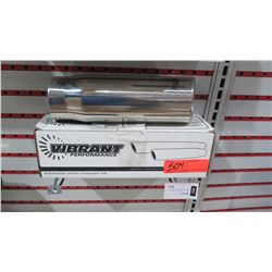 Vibrant Performance 1578 3.5" Round Stainless Steel, Single Wall, 3” inlet 11” inches Exhaust Tip