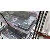 Image 8 : Black Wire Rack w/ Misc License Plate Holders - Barbed Wire, Camo, Bling, etc