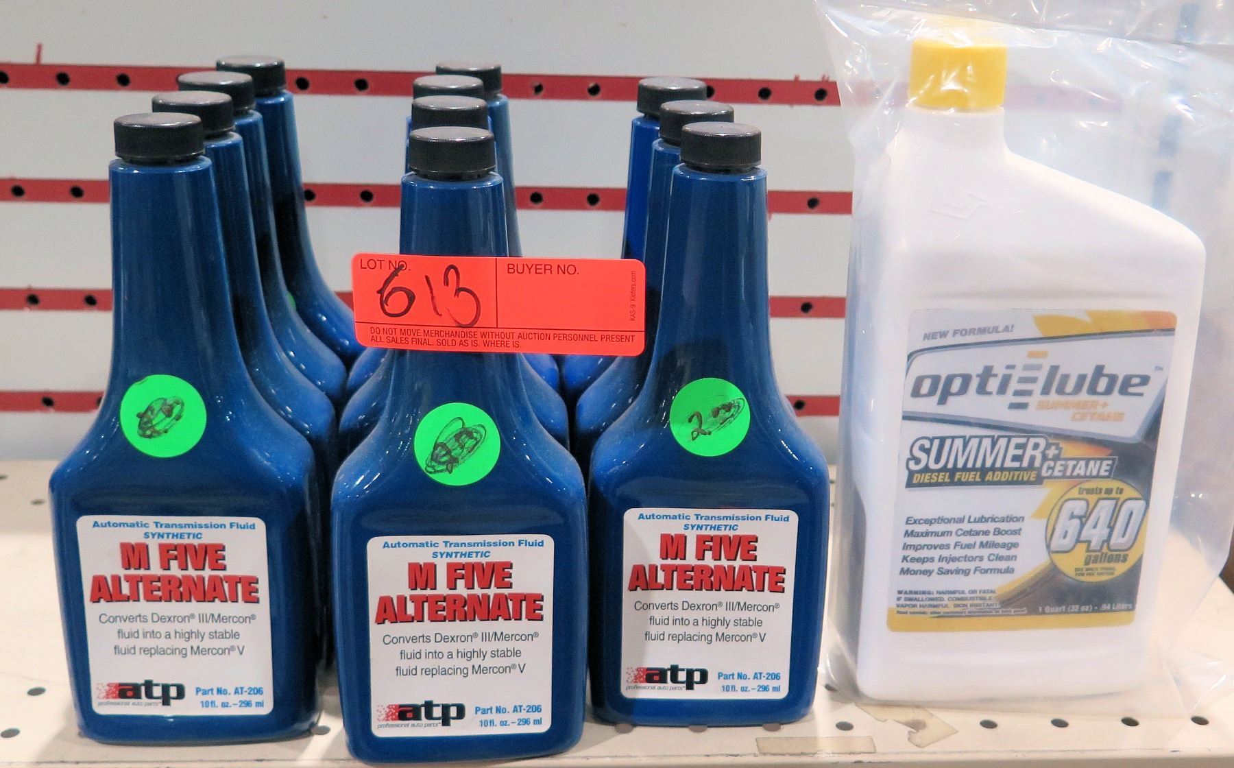 Qty 11 ATP M Five Alternative Auto Transmission Fluid & Opti-Lube Additive