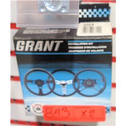 Qty 2 Grant 3324 Standard Steering Wheel Installation Kit-Chrysler/Dodge