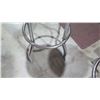Image 2 : Shop Stool 4 Metal Legs w/ Gray Upholstered Seat
