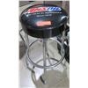 Image 1 : AMSoil Logo Shop Stool 4 Metal Legs w/ Black Seat